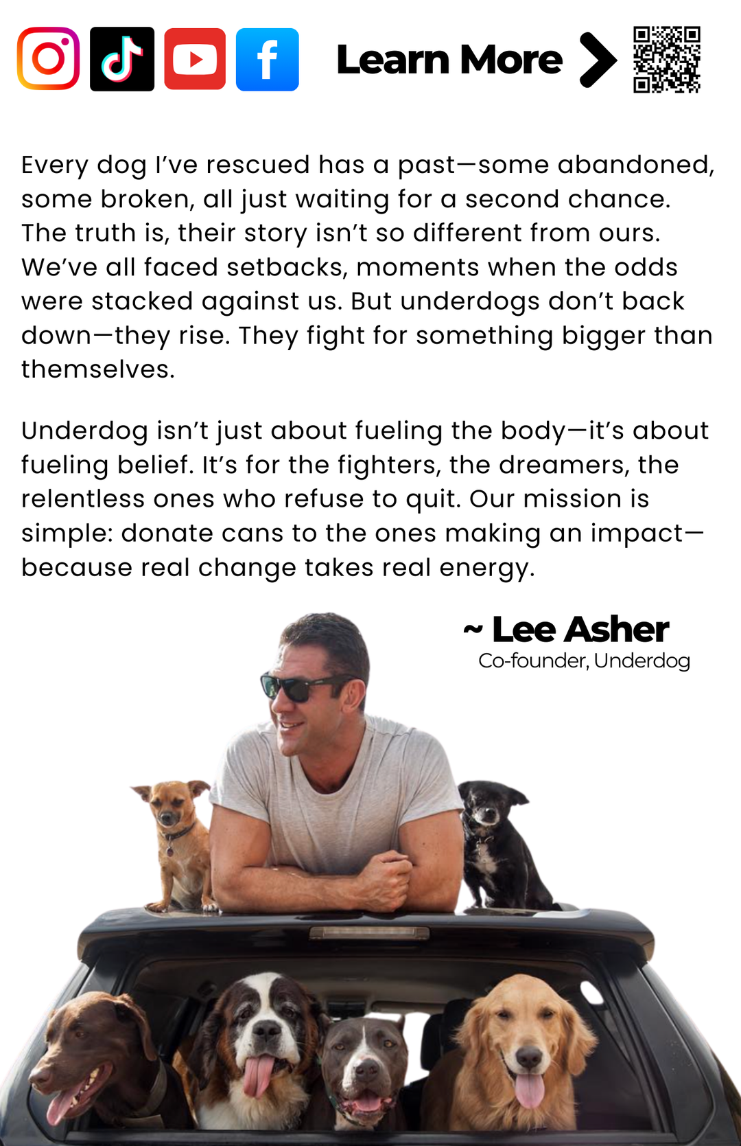 Underdog Mission Flyer