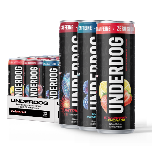 Underdog Performance Drink 12-pack Variety