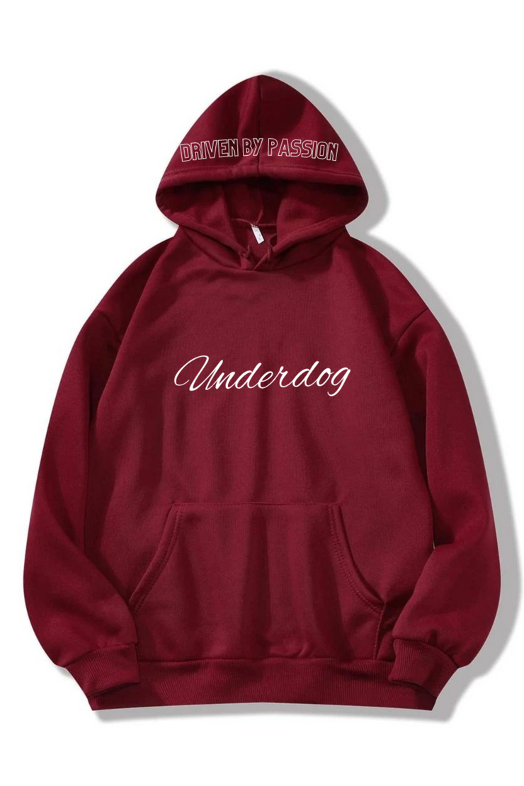 Burgundy Driven By Passion Hoodie