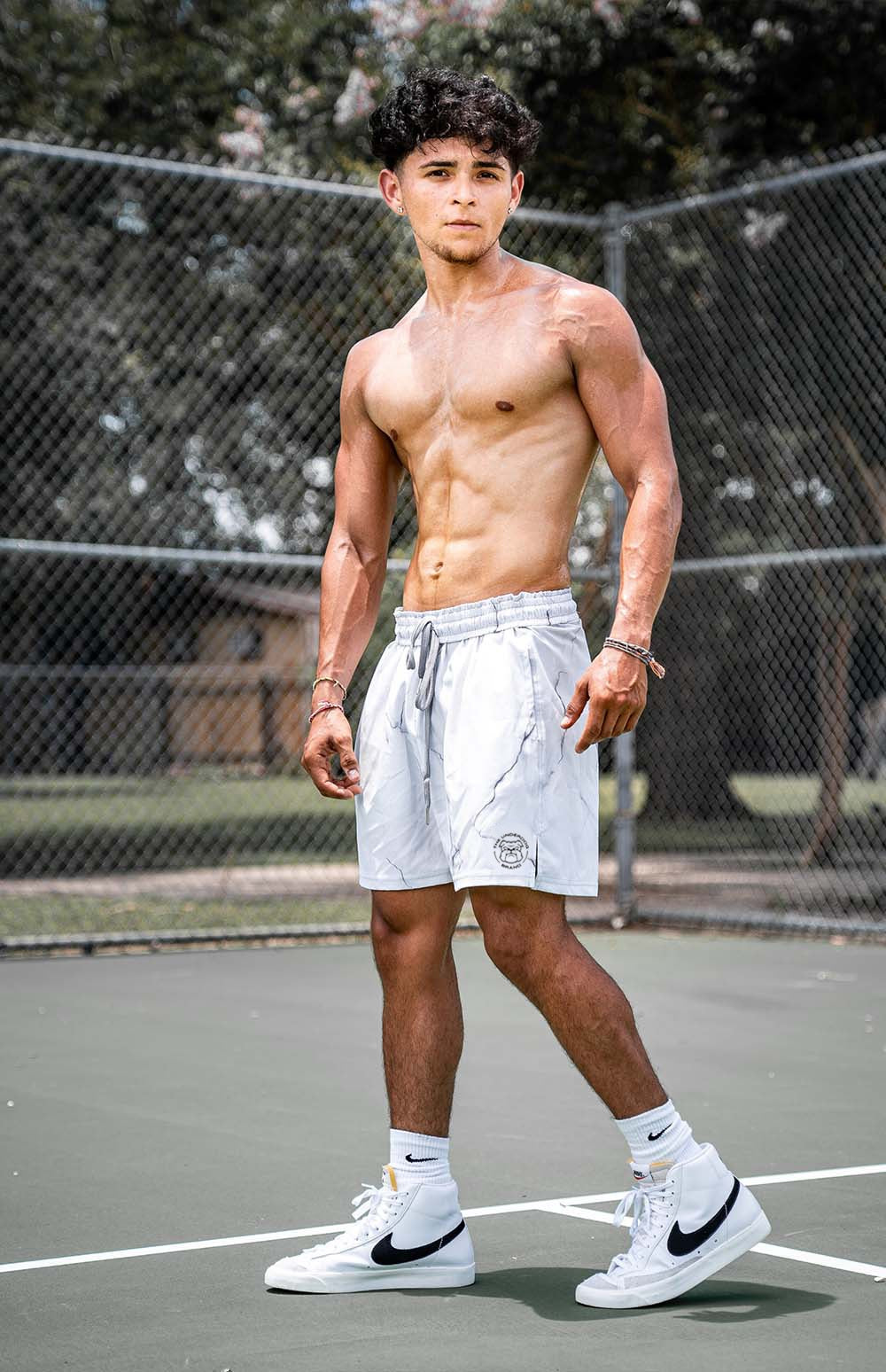 White Marble Comeback UD1 Shorts